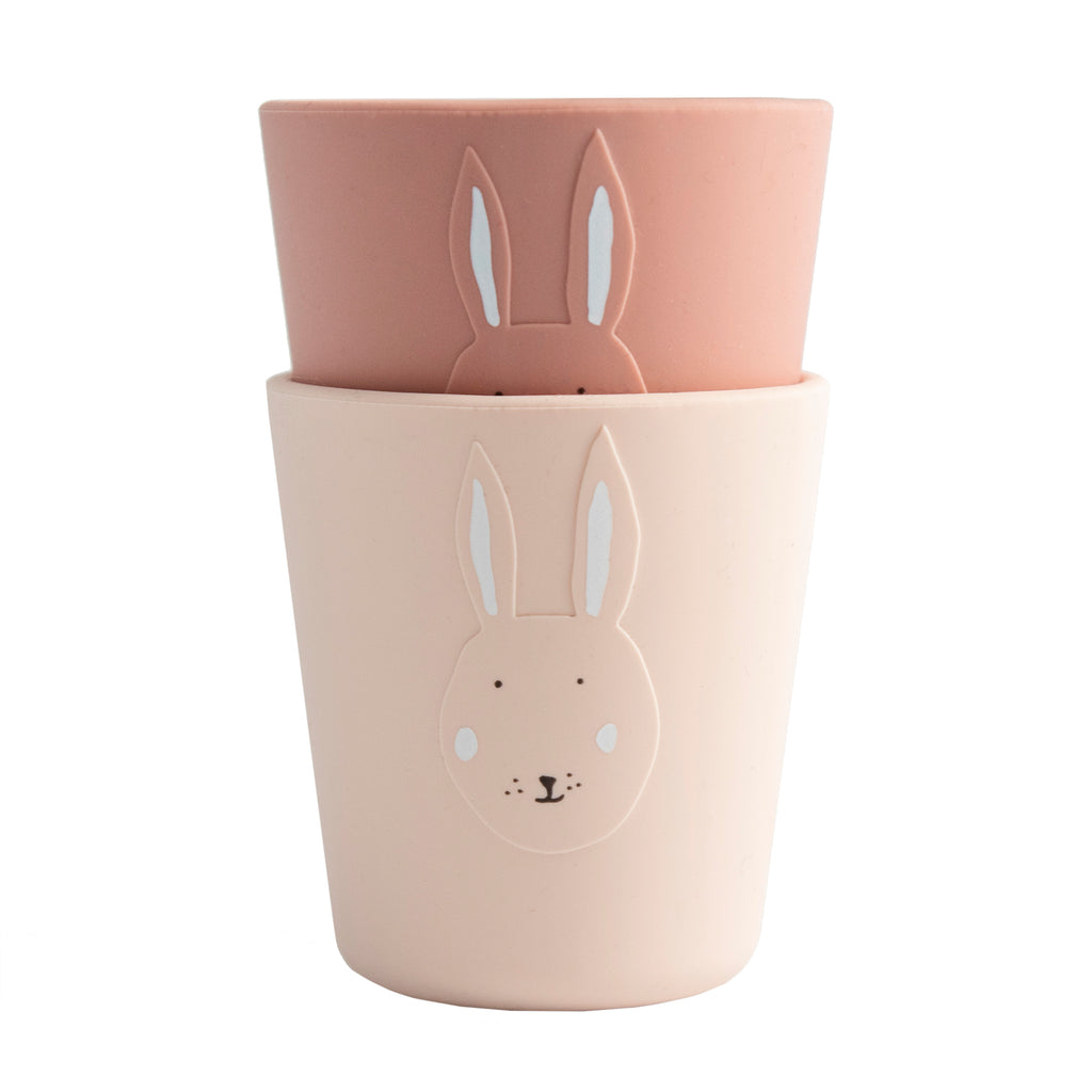 Pack 2 Vasos silicona - Conejo
