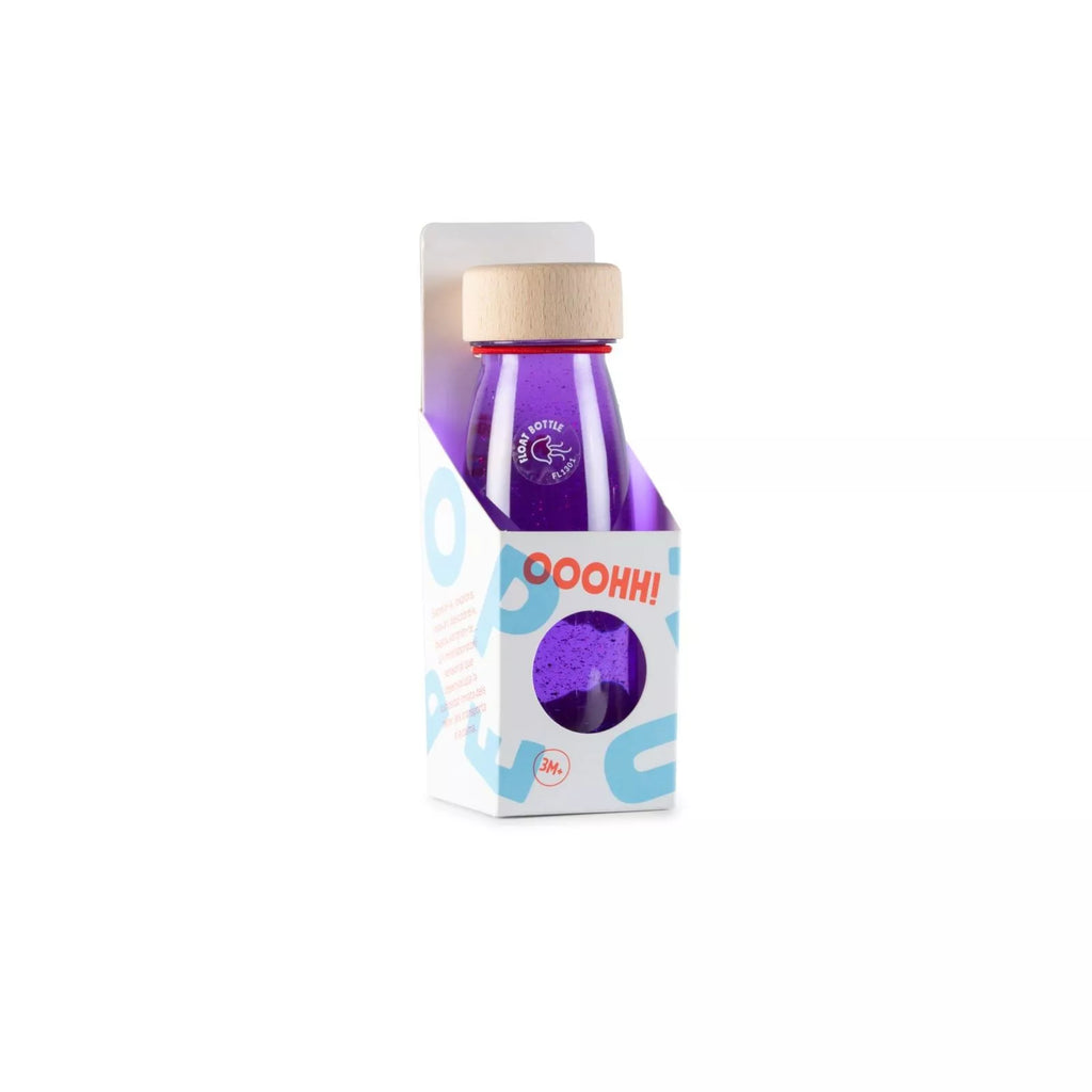 Botella Sensorial Flotante - Púrpura