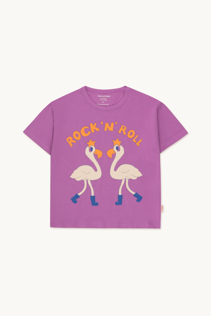 Camiseta Rock'n roll flamingo kids - Tiny Cottons