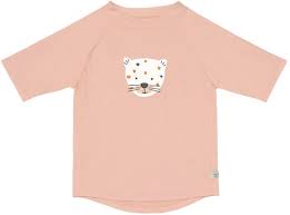 Camiseta protección solar manga corta - Leopardo pink
