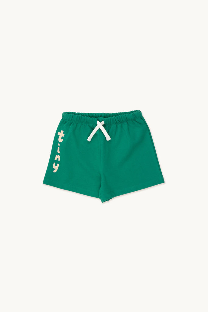 Short jogger verde kids - Tiny Cottons
