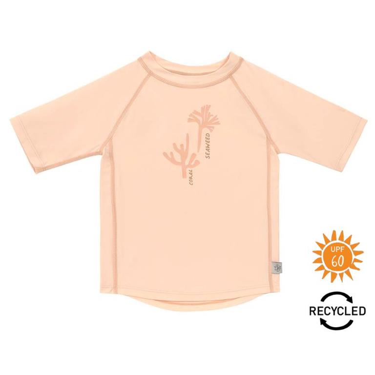 Camiseta protección solar manga corta - Coral