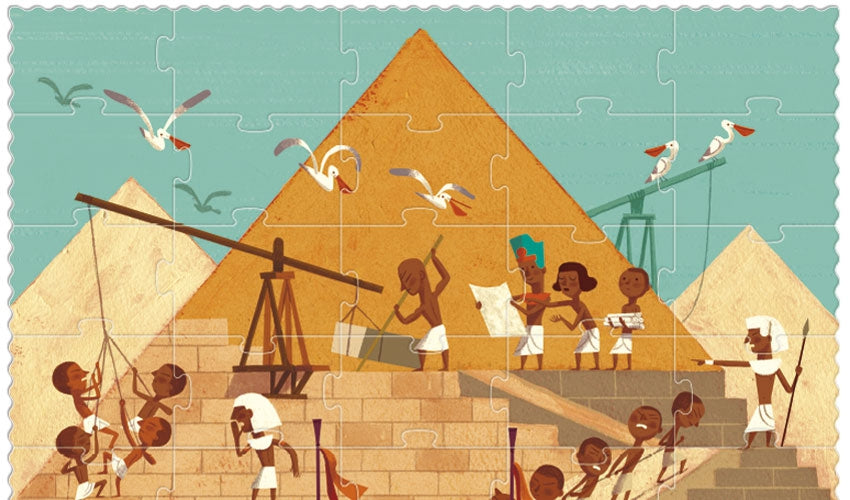 Puzzle Go to the Pyramids