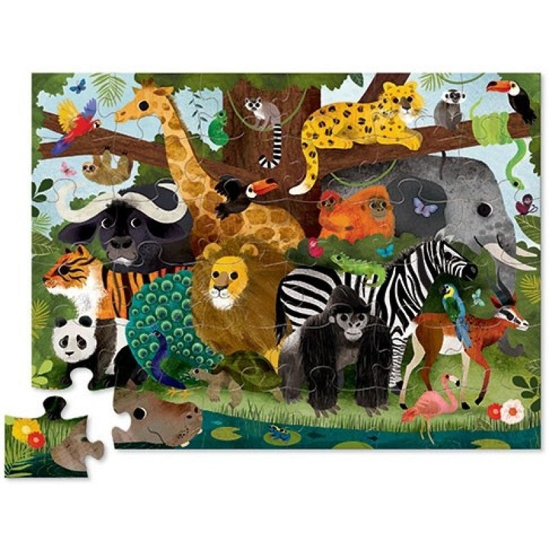 Puzzle animales salvajes - 36 piezas