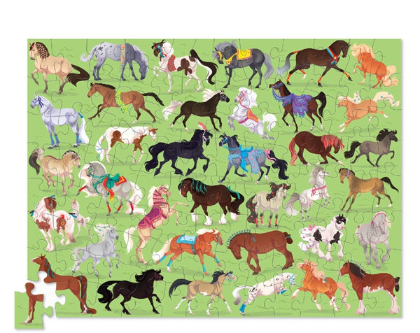 Puzzle caballos - 100 piezas