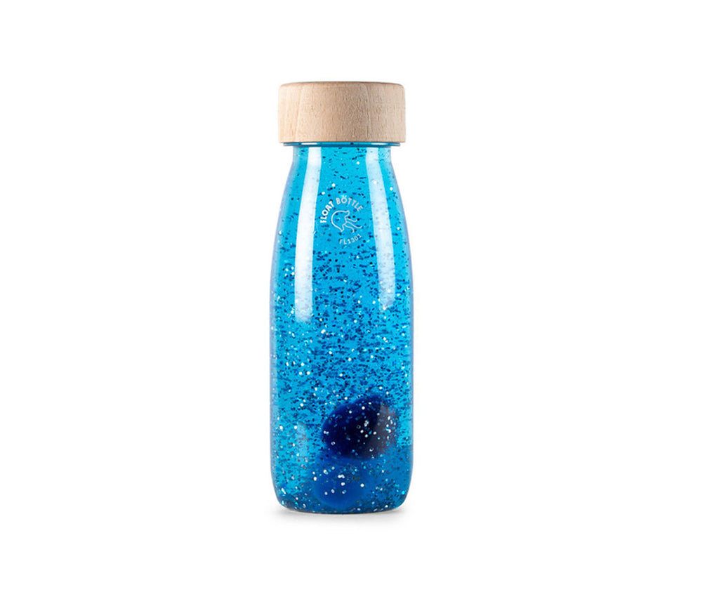 Botella Sensorial Flotante - Azul